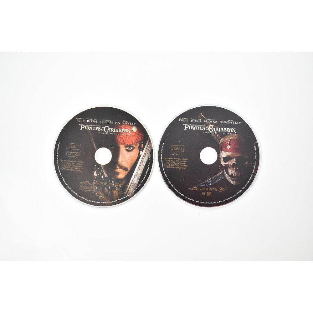 Disney PIRATES OF THE CARIBBEAN DVD Movie 2 Disc